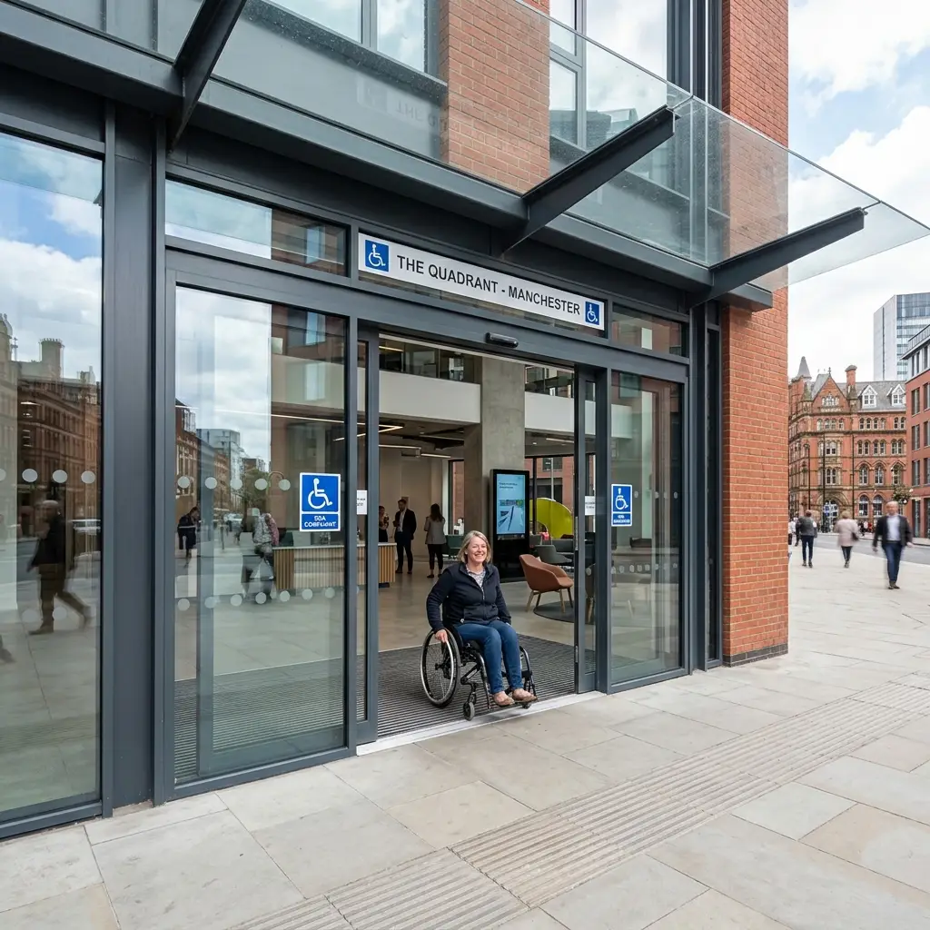 DDA-Compliant Doors in Manchester - Sliding Glass Entrance
