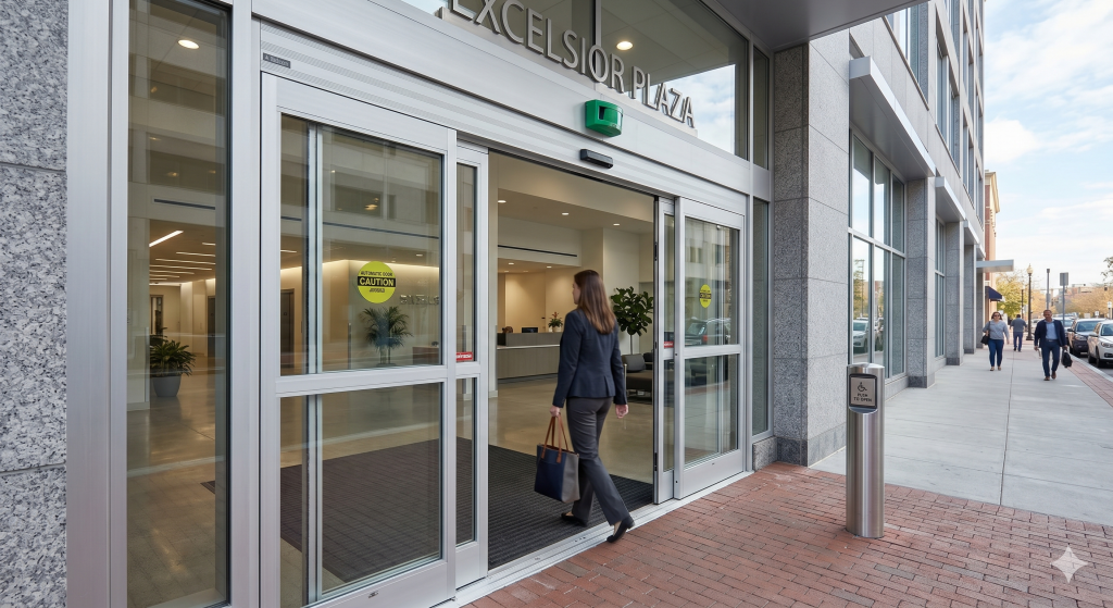 Automatic commercial door installations Manchester