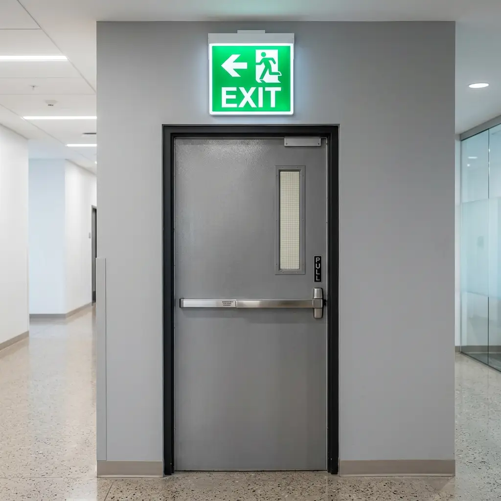 Steel Fire Exit Door Servicing Manchester