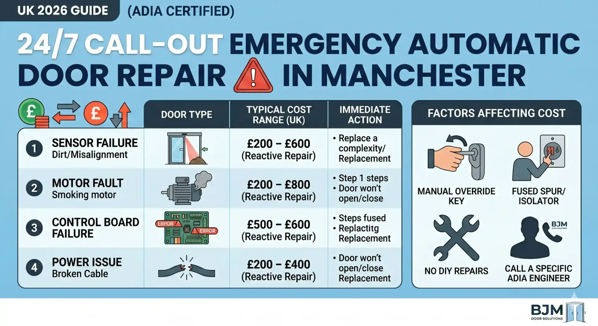 uk automatic door repair 2026